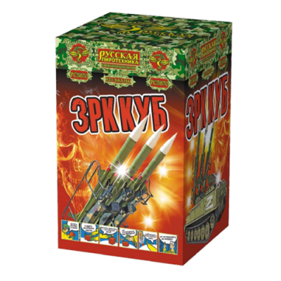 ЗРК Куб Связка римских свечей купить в Кургане | kurgan.salutsklad.ru