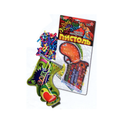 Пистоль Надувная хлопушка купить в Кургане | kurgan.salutsklad.ru