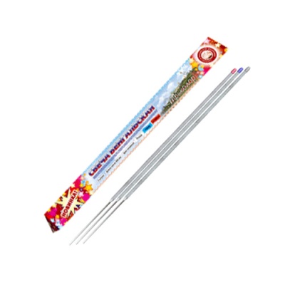 Триколор 300 мм. Бенгальские огни цветные купить в Кургане | kurgan.salutsklad.ru