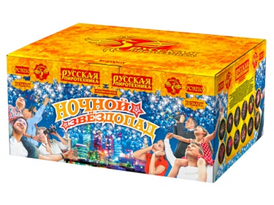 Ночной звездопад Комбинированный Фейерверк купить в Кургане | kurgan.salutsklad.ru