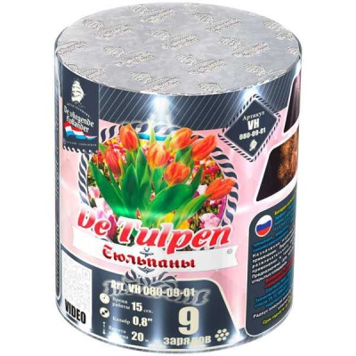 Тюльпаны Батарея салютов купить в Кургане | kurgan.salutsklad.ru