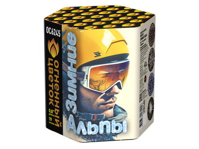 Зимние Альпы Батарея салютов купить в Кургане | kurgan.salutsklad.ru