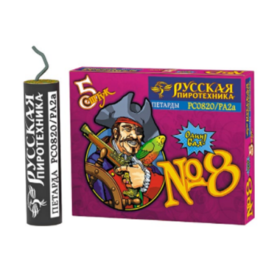 Петарда фитильная № 8 Петарды купить в Кургане | kurgan.salutsklad.ru