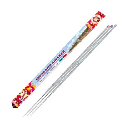 Триколор 400 мм. Бенгальские огни цветные купить в Кургане | kurgan.salutsklad.ru